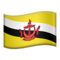 Brunei emoji on Apple